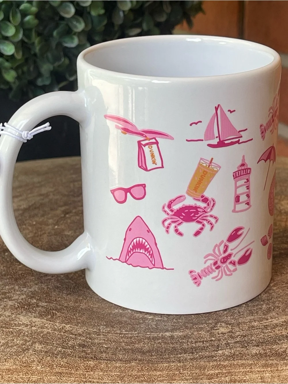 New DUNKIN Summer Ceramic Mug (11 oz.) 2026 Release Cup - Beach Ocean Theme